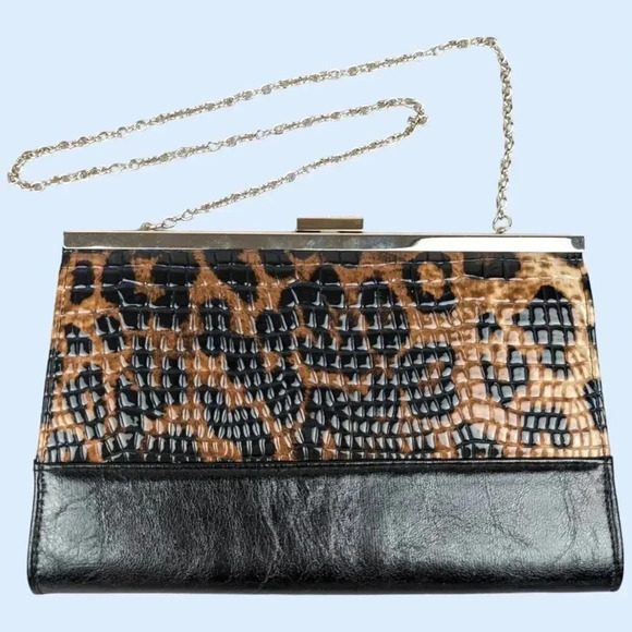 Jessica McClintock Cheetah Print Purse - Picture 3 of 8
